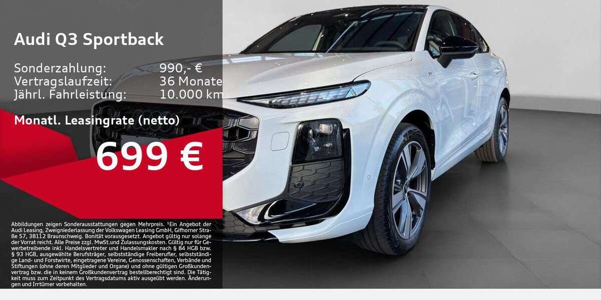 Audi Q3 3.378 km 57.990 &euro; Gelsenkirchen 45894