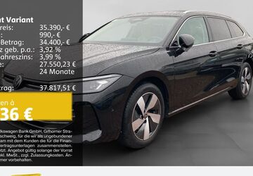 VW Passat Variant 19.695 km 34.110 &euro; Bochum 44892