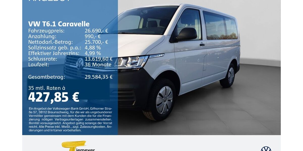 VW T6 Caravelle 64.194 km 25.950 &euro; Bochum 44892