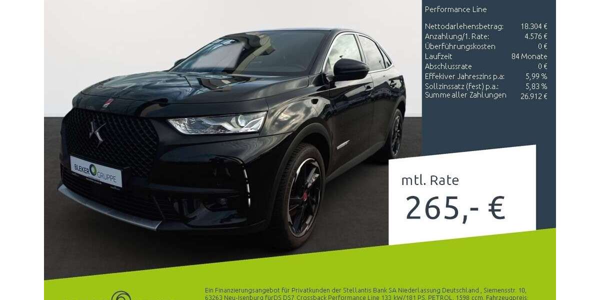 DS Automobiles DS 7 Crossback 33.121 km 22.880 &euro; Dortmund 44263
