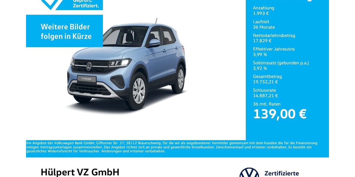 VW T-Cross 15.367 km 19.666 &euro; Dortmund 44141