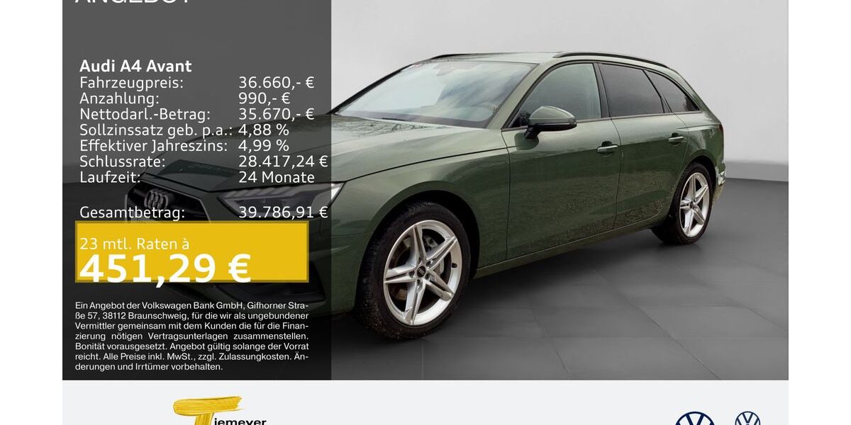 Audi A4 27.322 km 34.210 &euro; Castrop-Rauxel 44575