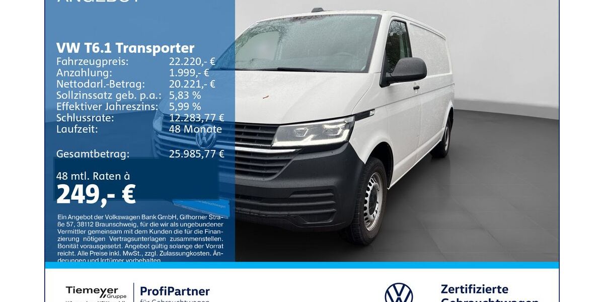 VW T6 Transporter 83.875 km 21.610 &euro; Recklinghausen 45663