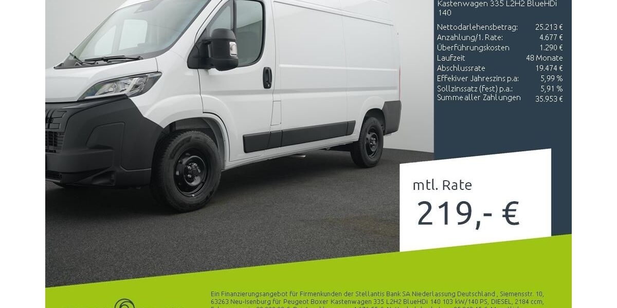 Peugeot Boxer 5.841 km 29.690 &euro; Dülmen 48249