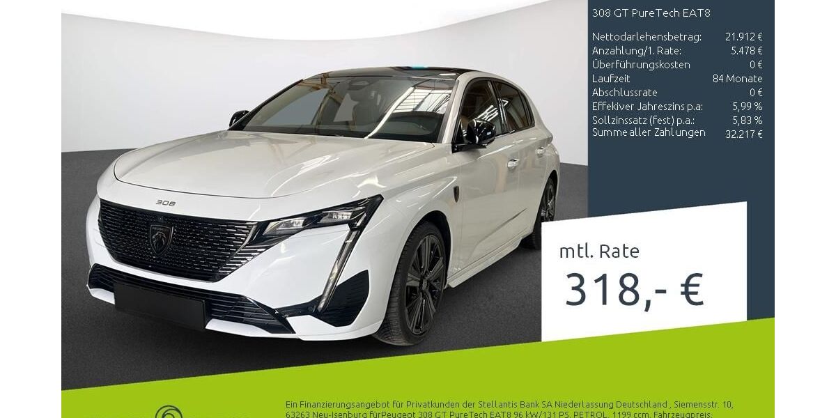 Peugeot 308 49.868 km 27.489 &euro; Dülmen 48249