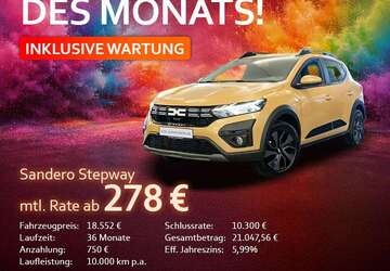 Dacia Sandero 1.001 km 17.776 &euro; Bochum 44809