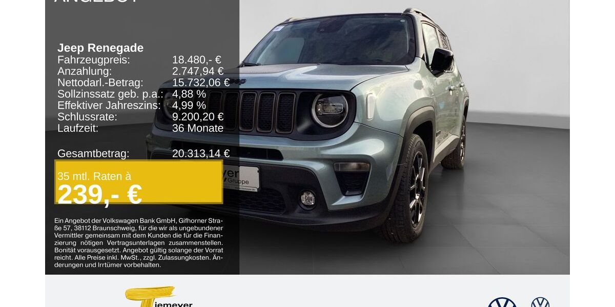 Jeep Renegade 13.100 km 17.980 &euro; Castrop-Rauxel 44575