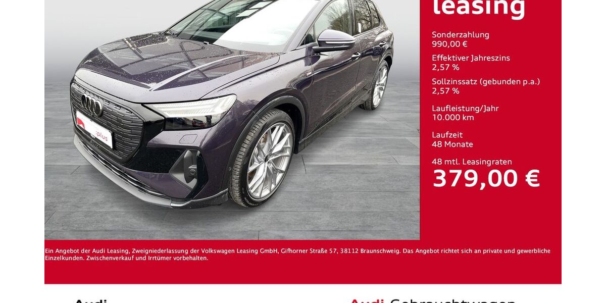 Audi Q4 e-tron 9.366 km 39.998 &euro; Dortmund 44143