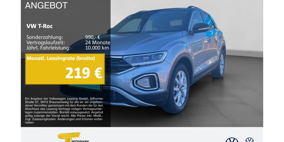 VW T-Roc 22.489 km 29.450 &euro; Marl 45770