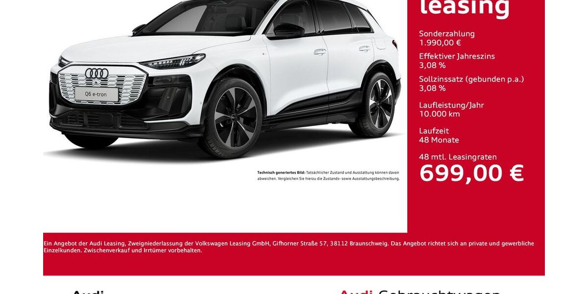 Audi Q6 e-tron 10.022 km 67.411 &euro; Dortmund 44143