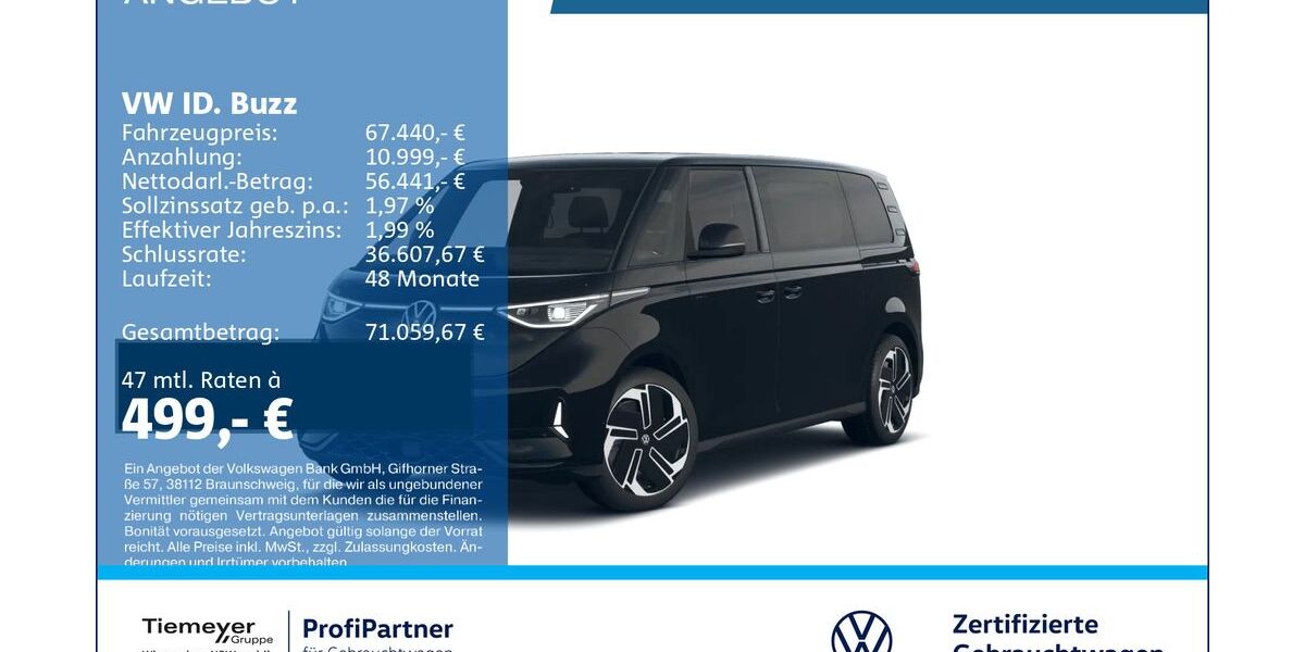 VW ID. Buzz 11.699 km 66.330 &euro; Recklinghausen 45663