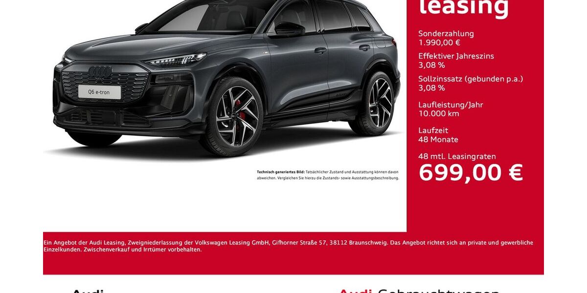 Audi Q6 e-tron 9.202 km 67.411 &euro; Dortmund 44143