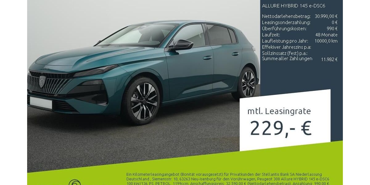 Peugeot 308 2.793 km 30.890 &euro; Dülmen 48249