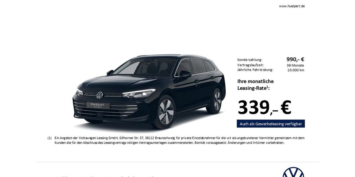VW Passat Variant 5.367 km 38.988 &euro; Dortmund 44379
