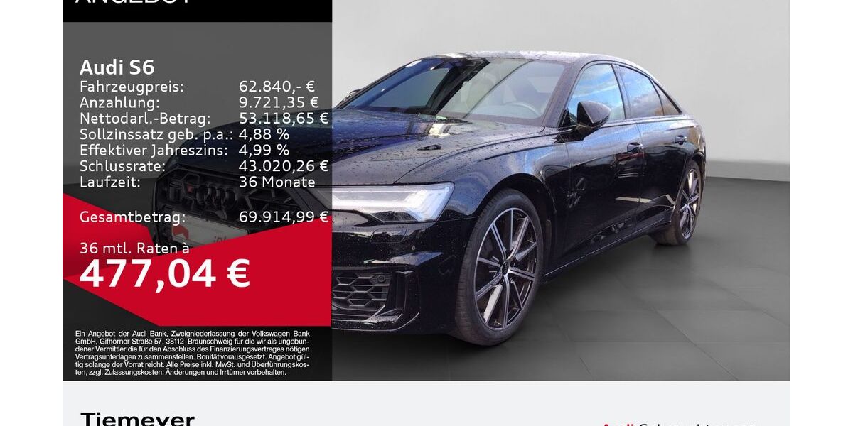 Audi S6 13.950 km 59.840 &euro; Gelsenkirchen 45894