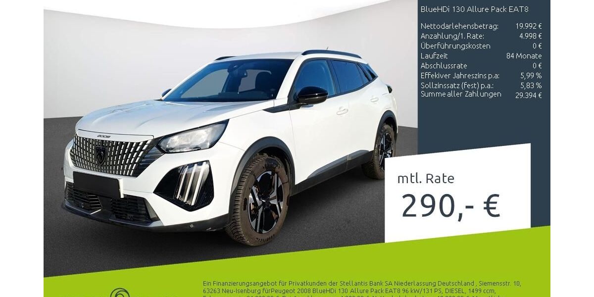 Peugeot 2008 19.801 km 24.990 &euro; Dülmen 48249