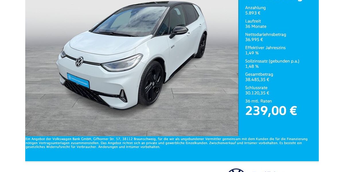 VW ID.3 10.881 km 39.988 &euro; Dortmund 44379