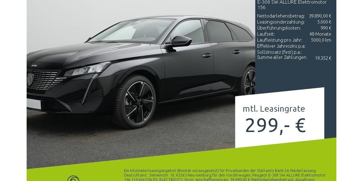 Peugeot 308 4.304 km 37.777 &euro; Dülmen 48249