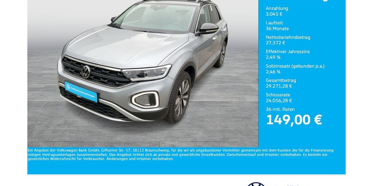 VW T-Roc 7.897 km 27.288 &euro; Dortmund 44379