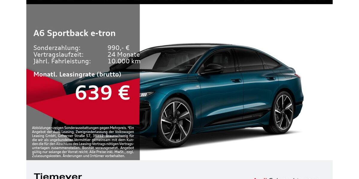 Audi A6 e-tron 19.765 km 71.580 &euro; Dorsten 46284