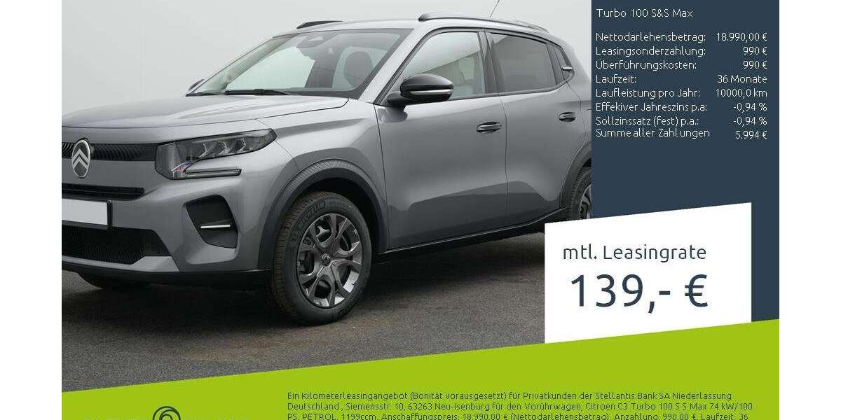 Citroen C3 1.600 km 16.980 &euro; Dülmen 48249