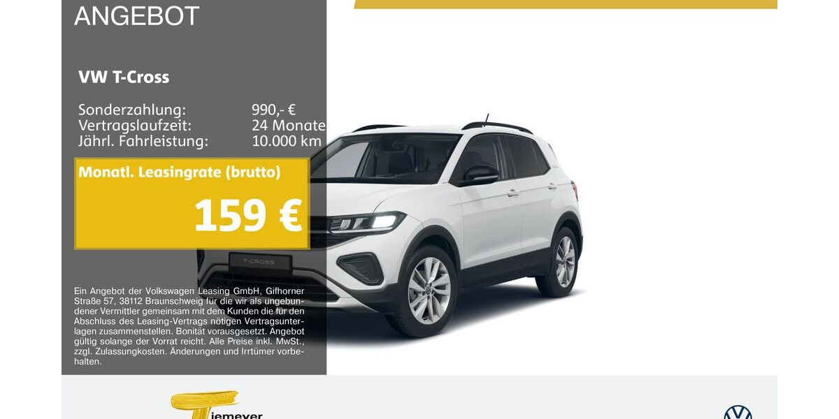 VW T-Cross 21.848 km 20.290 &euro; Recklinghausen 45663