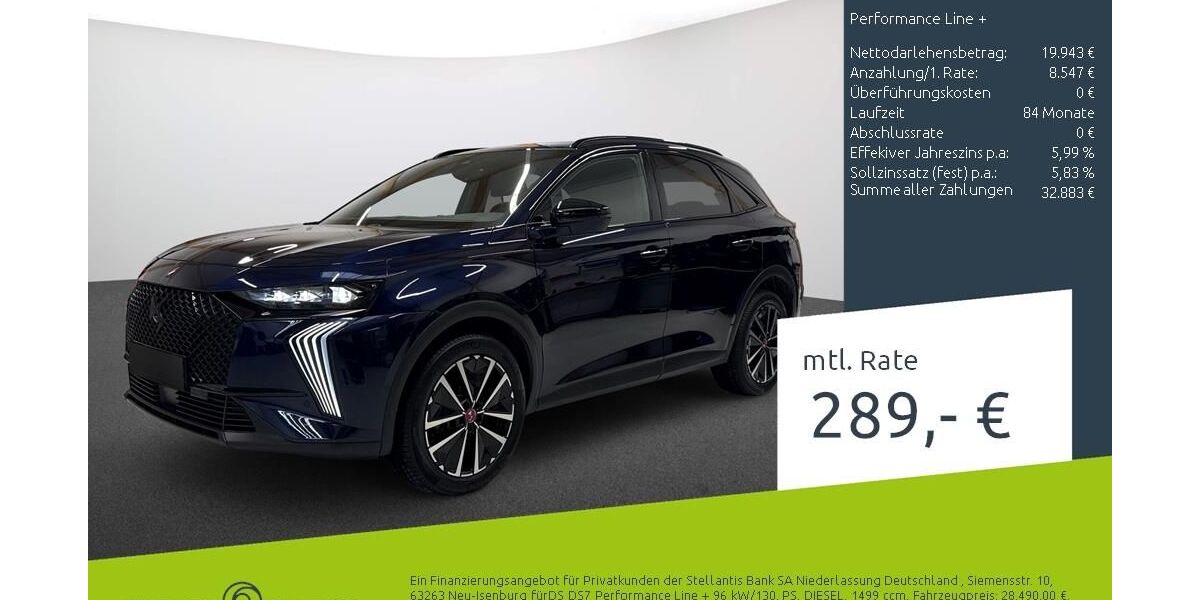 DS Automobiles DS7 (Crossback) 34.131 km 28.490 &euro; Dülmen 48249