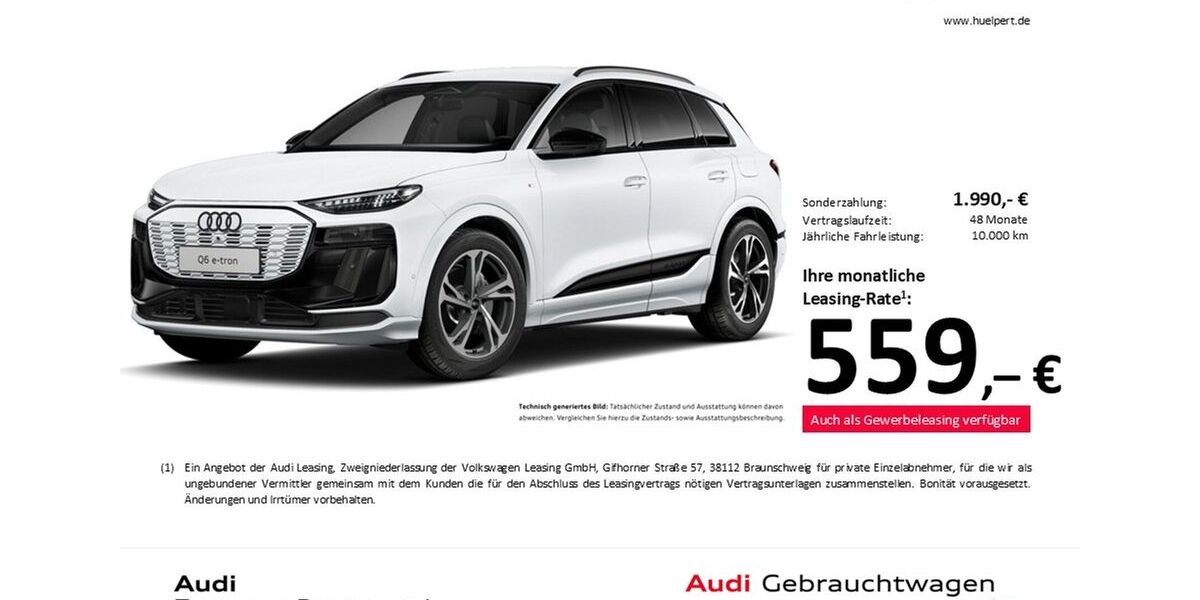 Audi Q6 e-tron 7.600 km 67.411 &euro; Dortmund 44143