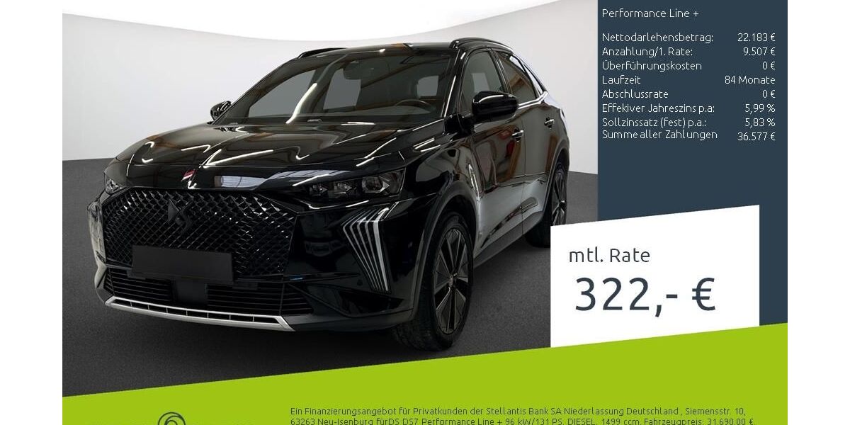 DS Automobiles DS7 (Crossback) 34.330 km 31.430 &euro; Dülmen 48249