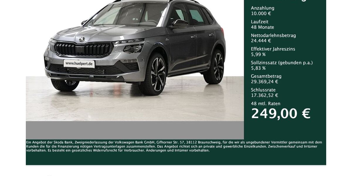 Skoda Kamiq 1.020 km 34.444 &euro; Dortmund 44269