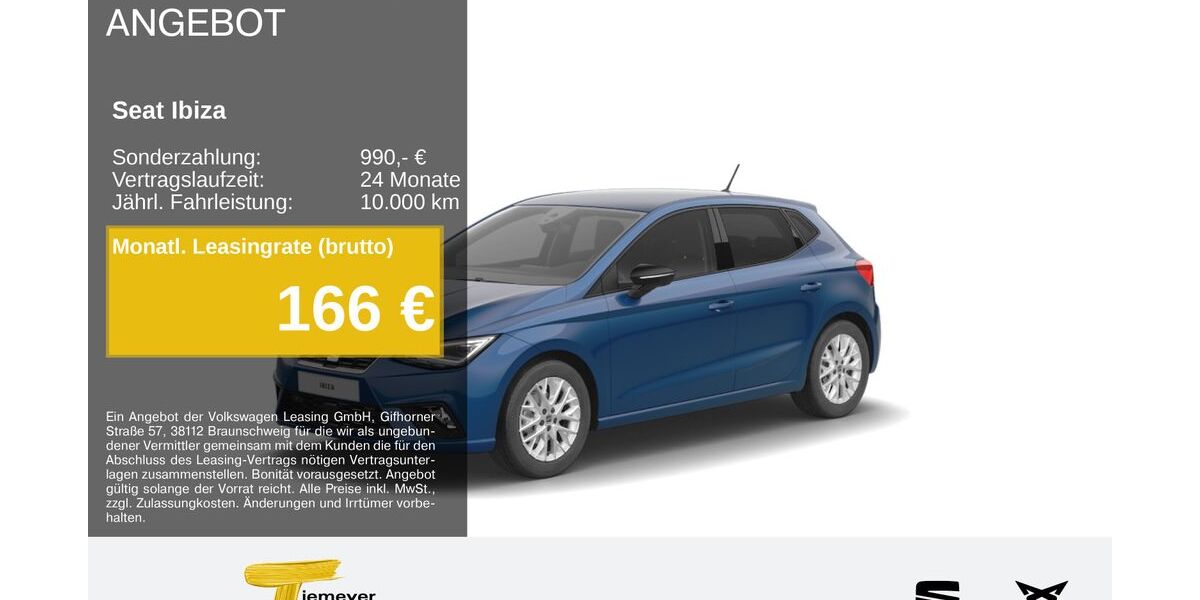 Seat Ibiza 14.728 km 21.870 &euro; Recklinghausen 45663