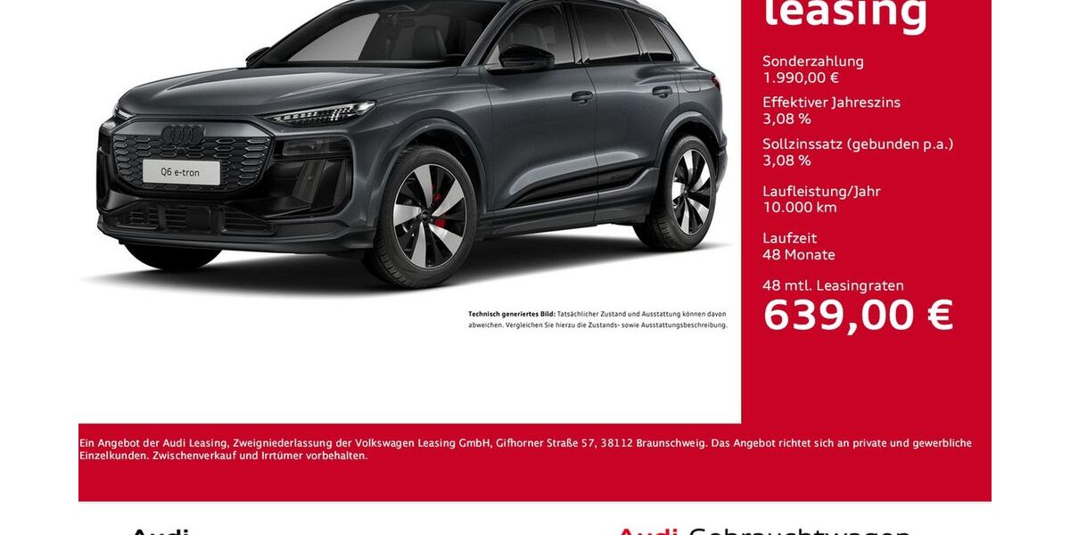 Audi Q6 e-tron 8.453 km 67.411 &euro; Dortmund 44143