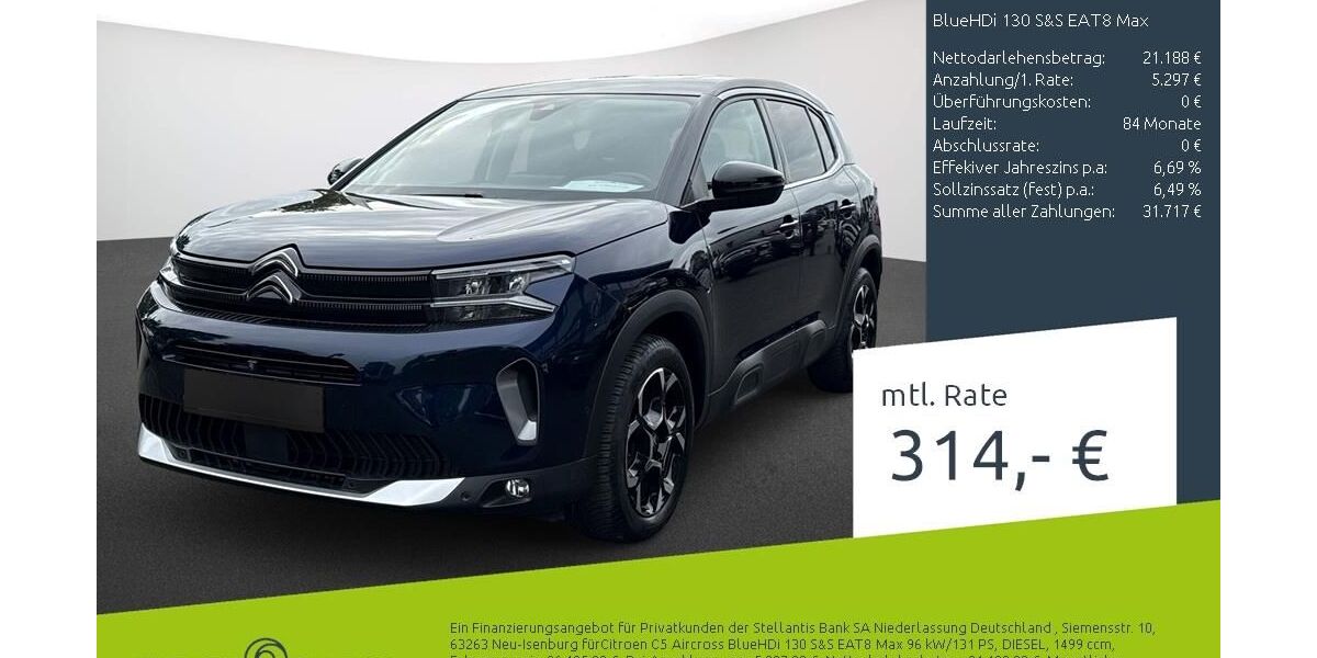 Citroen C5 Aircross 20.111 km 26.485 &euro; Dülmen 48249