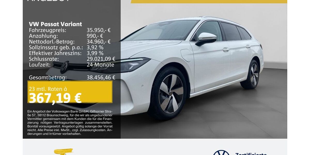 VW Passat Variant 28.548 km 34.220 &euro; Bochum 44892
