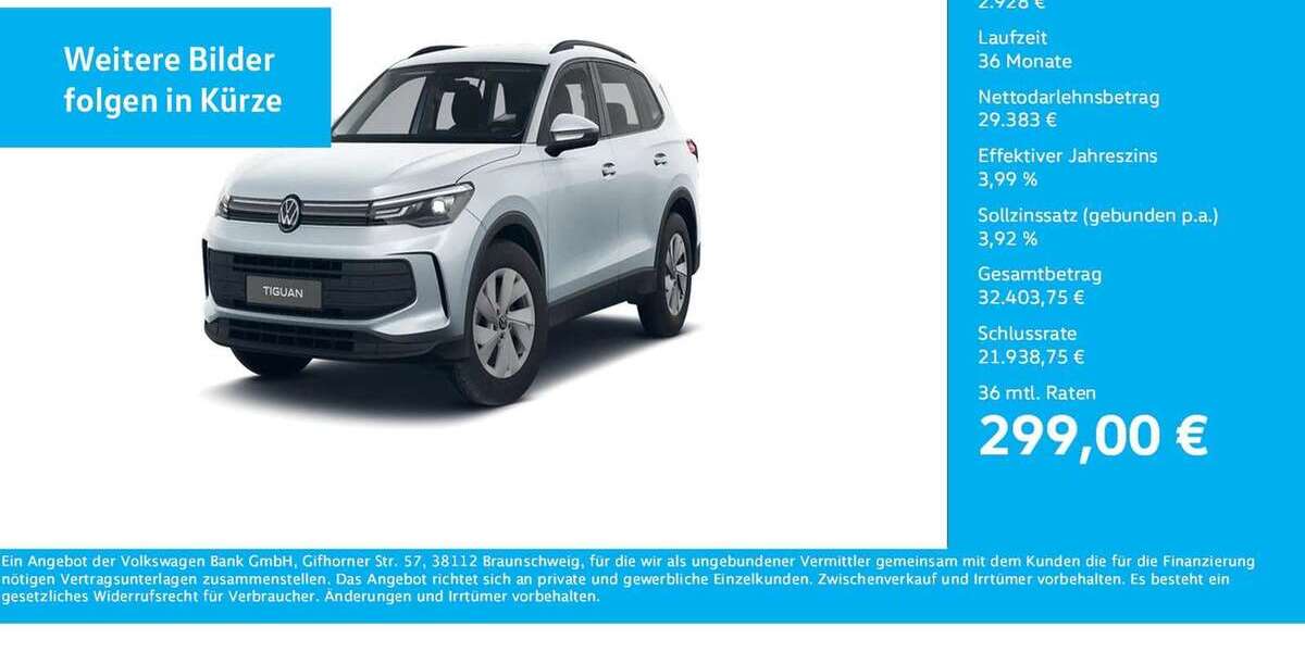 VW Tiguan 15.313 km 32.311 &euro; Dortmund 44141