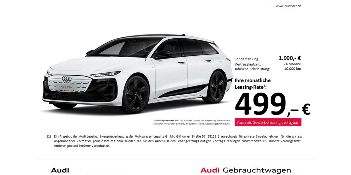 Audi A6 e-tron 3.198 km 64.311 &euro; Dortmund 44143