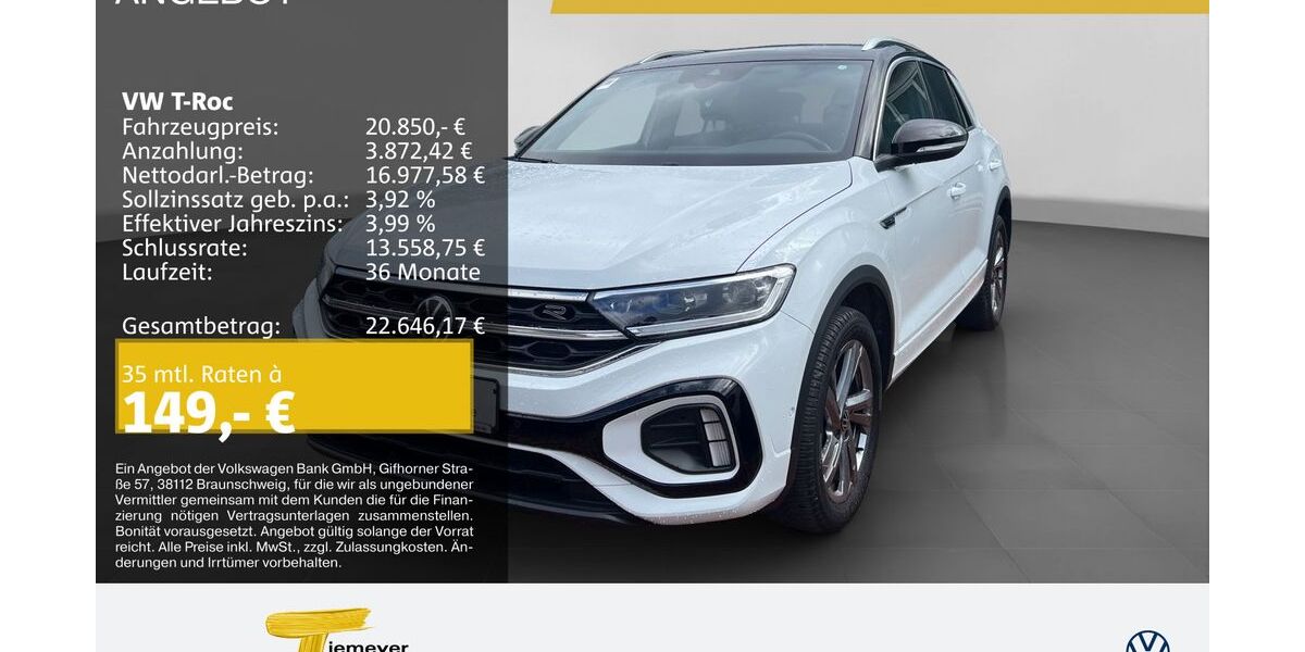 VW T-Roc 67.390 km 20.630 &euro; Recklinghausen 45663