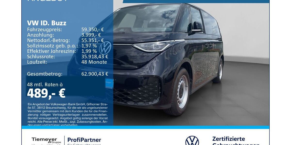 VW ID. Buzz 10.067 km 57.820 &euro; Recklinghausen 45663