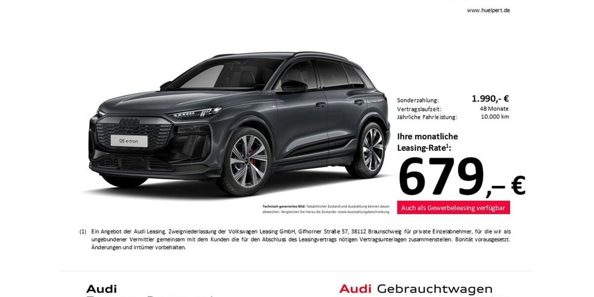 Audi Q6 e-tron 11.940 km 66.811 &euro; Dortmund 44143