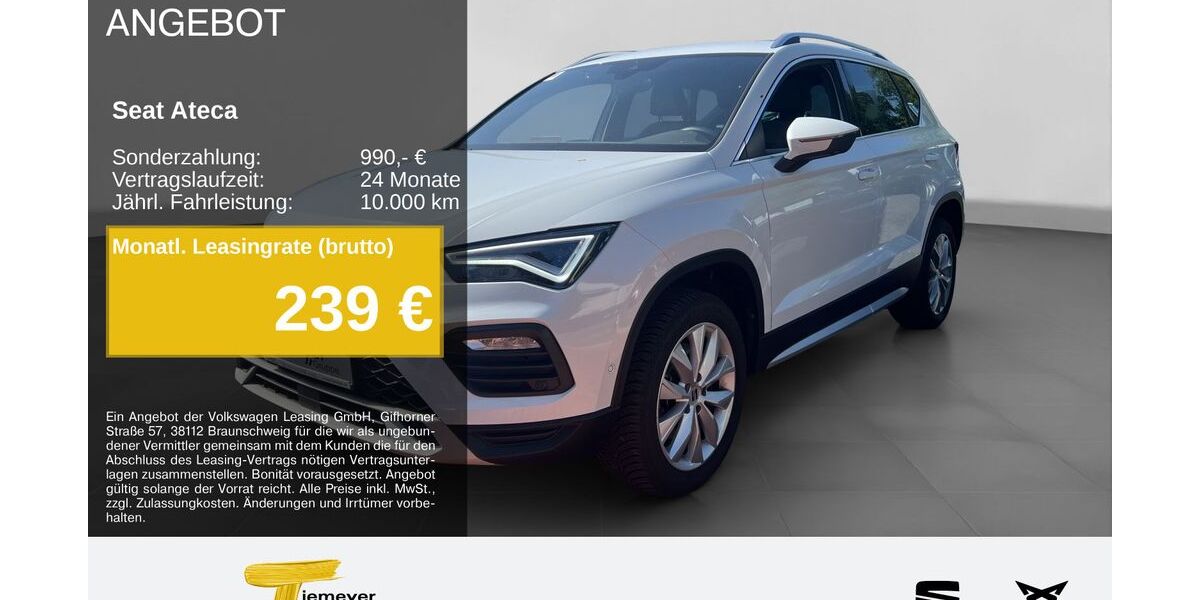 Seat Ateca 20.230 km 30.940 &euro; Recklinghausen 45663