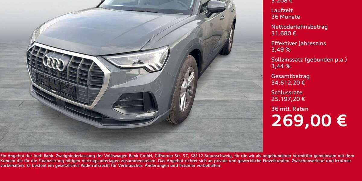 Audi Q3 14.911 km 34.888 &euro; Dortmund 44143