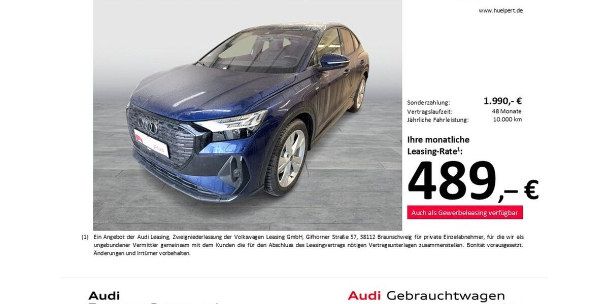 Audi Q4 e-tron 7.796 km 55.227 &euro; Dortmund 44143