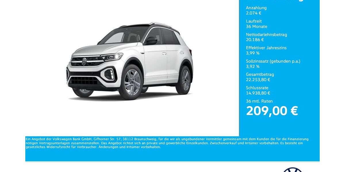VW T-Roc 49.150 km 21.963 &euro; Dortmund 44379