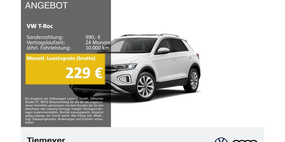 VW T-Roc 58.979 km 22.740 &euro; Gelsenkirchen 45894