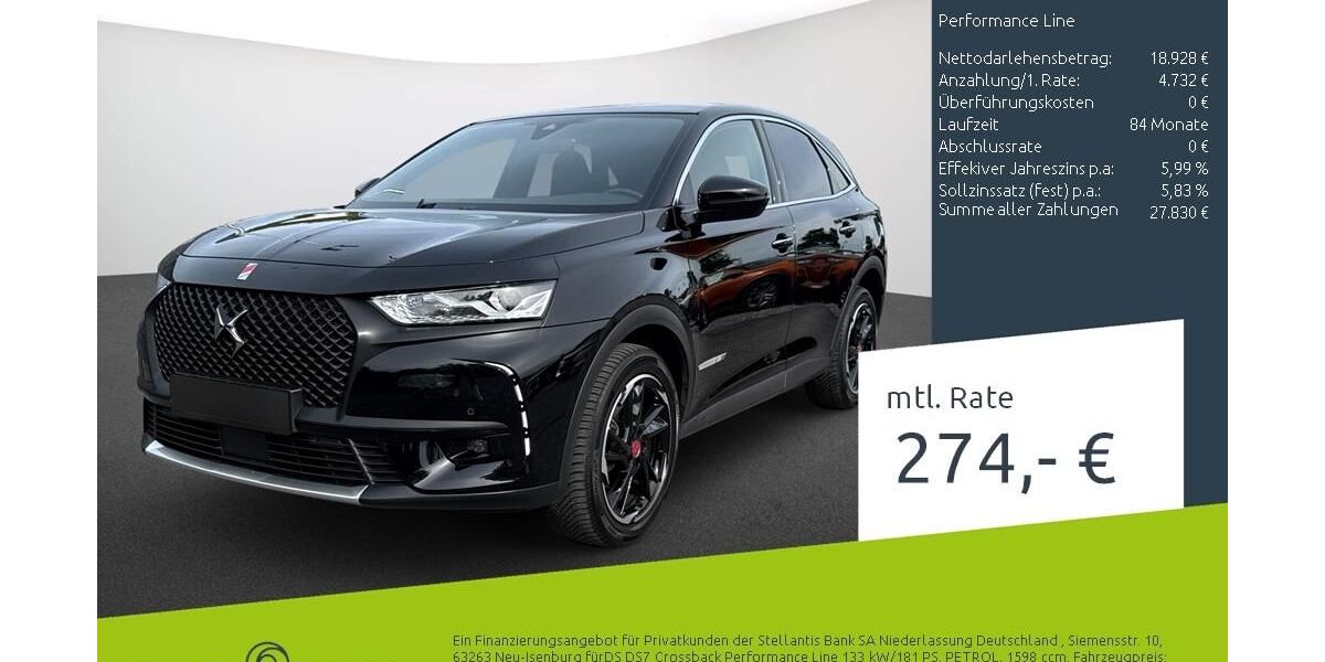 DS Automobiles DS7 (Crossback) 33.542 km 23.270 &euro; Dortmund 44263