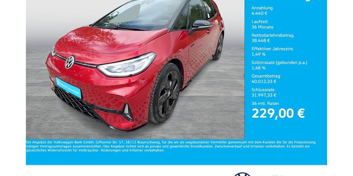 VW ID.3 17.353 km 39.988 &euro; Dortmund 44379