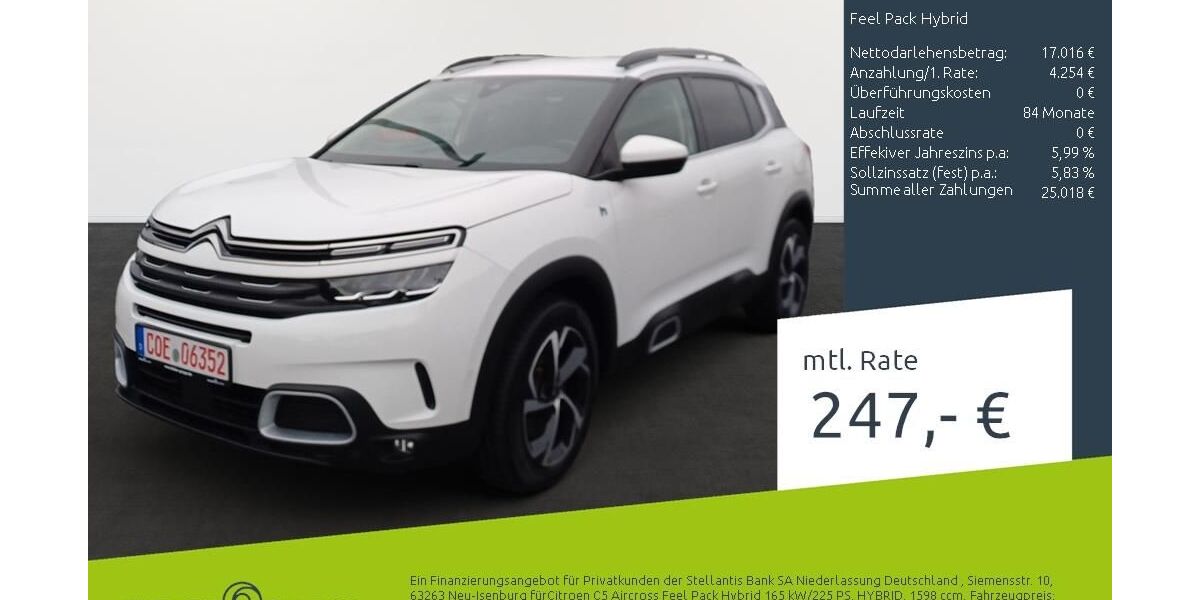 Citroen C5 Aircross 34.251 km 19.440 &euro; Dülmen 48249