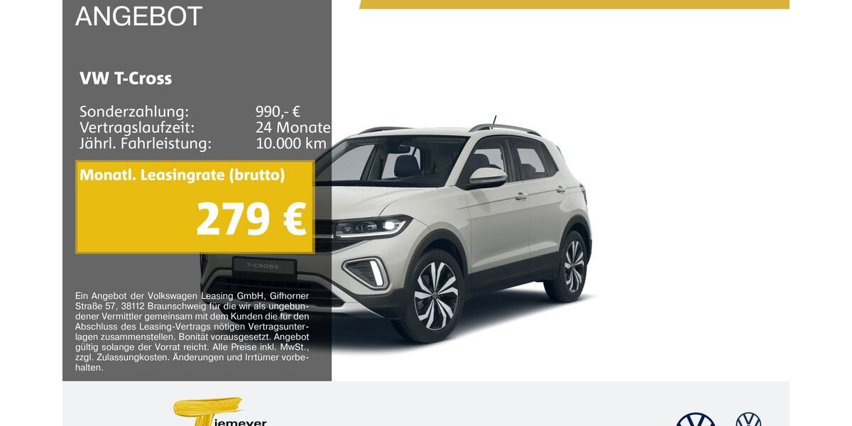 VW T-Cross 6.934 km 24.770 &euro; Gelsenkirchen 45888