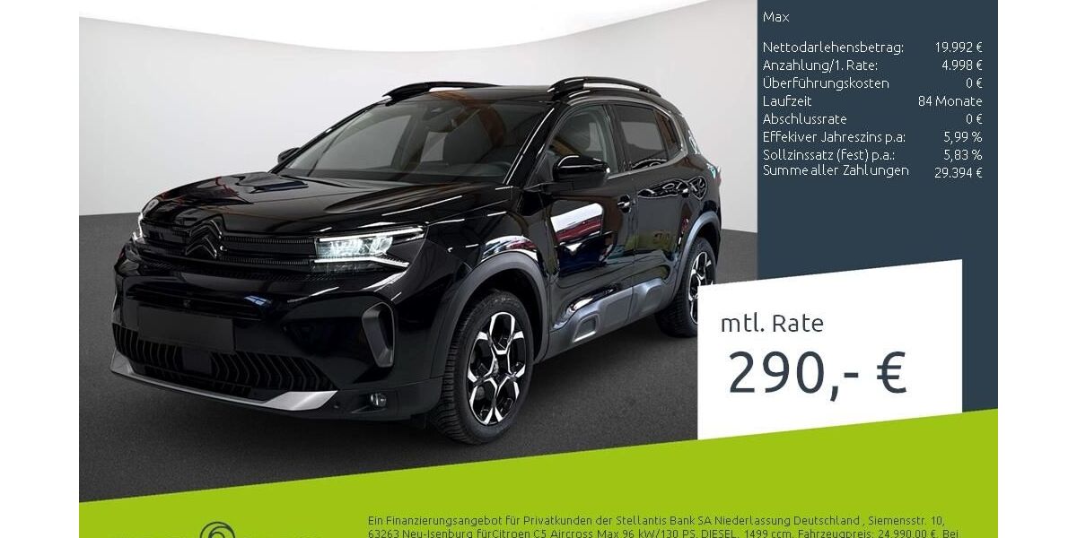 Citroen C5 Aircross 44.665 km 24.999 &euro; Dülmen 48249