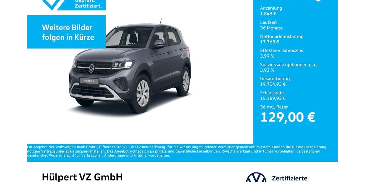 VW T-Cross 4.937 km 19.611 &euro; Dortmund 44379